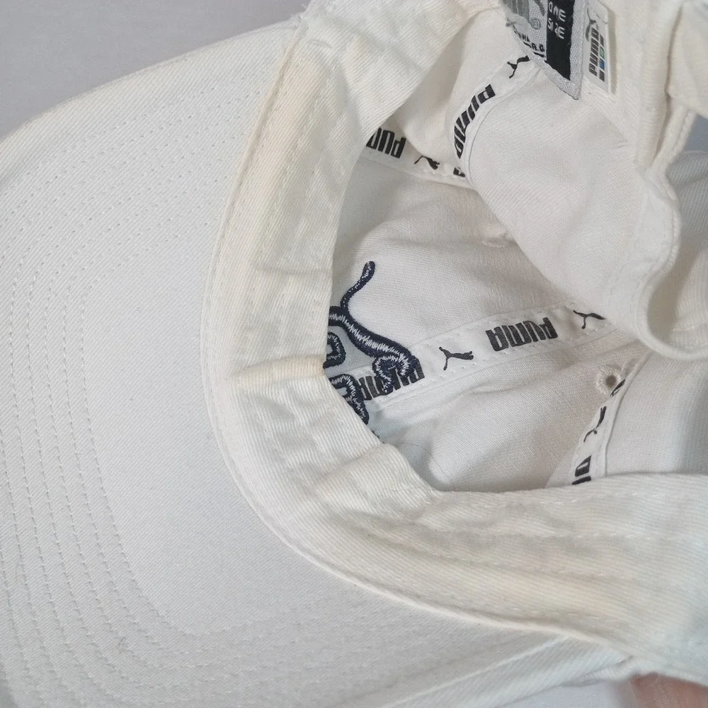 Puma White Cap Adult Adjustable Hat